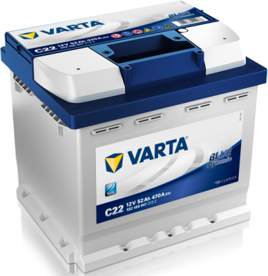 Autobaterie Varta Blue Dynamic 12V, 52Ah, 470A, C22