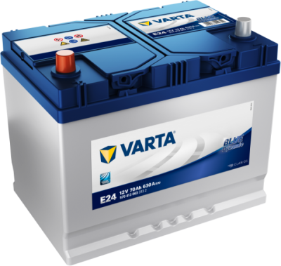 Autobaterie Varta Blue Dynamic 12V, 70Ah, 630A, E24