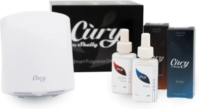 Cury by Shelly + Shelly Fragrance + Amber Dusk - inteligentní difuzér (WiFi, Bluetooth)