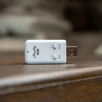 Shelly BLU Gateway Gen3 - Bluetooth brána s Wi-Fi ve formě USB-A klíče