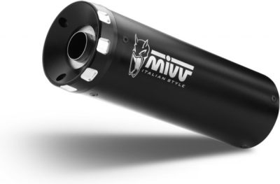 Výfuk kompletní 2x1 MIVV HR-1 Y.077.LH1BA černá
