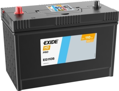 Autobaterie Exide StartPRO 12V, 110Ah, 950A, EG110B