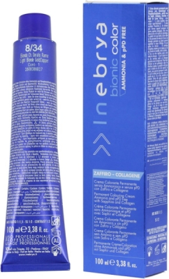 Inebrya Bionic Color Copper (8/34 Světlá blond měděně zlatá) 100 ml