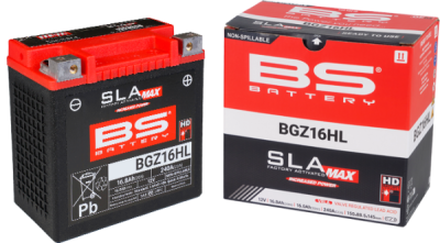 Továrně aktivovaná motocyklová baterie BS-BATTERY BGZ16HL SLA MAX
