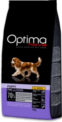 OPTIMAnova Dog Puppy Pork & Rice 2 kg