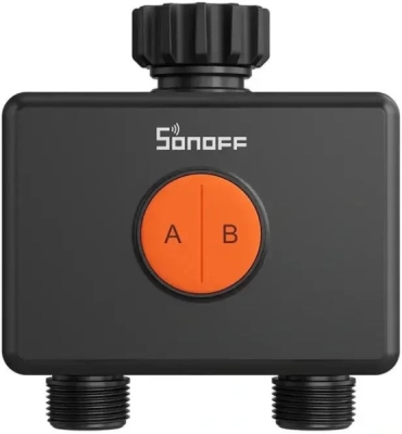 SONOFF SWV-ZF2E Hydro DUO Zigbee chytrý dvoukanálový vodní ventil s průtokoměrem