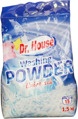 Dr. House prací prášek Universal 1,5 kg (15PD)