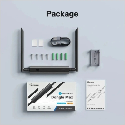 SONOFF Dongle-MZG23 Z-Wave 800 PoE Dongle Max, Z-Wave adaptér