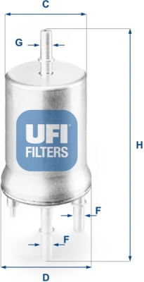 Palivový filtr UFI 31.832.00