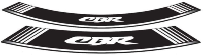 Linka na ráfek PUIG CBR 5524B bílá linky na ráfek - sada 8ks