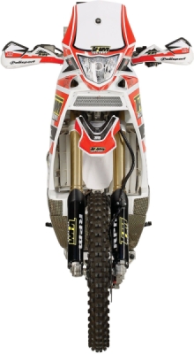 Chrániče páček POLISPORT 8305100026 EVOLUTION INTEGRAL s montážní sadou (O22 mm) bílá