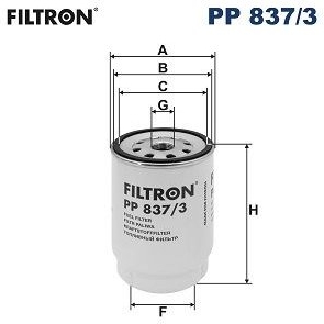 Palivový filtr FILTRON PP 837/3 - bazar