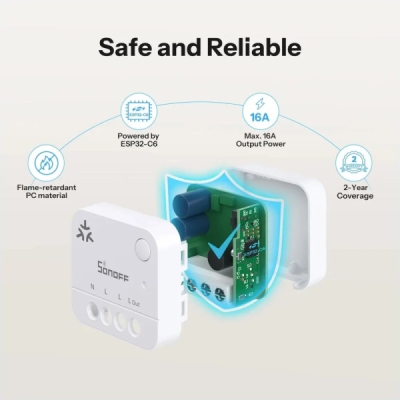 SONOFF MINI-1GP MINI PM Matter Over WiFi měřič spotřeby bez spínání