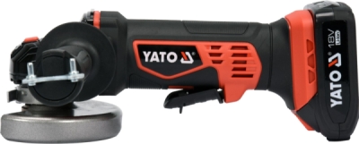Bruska úhlová AKU 125 mm 18V 10000 ot. Yato YT-82826 - bazar