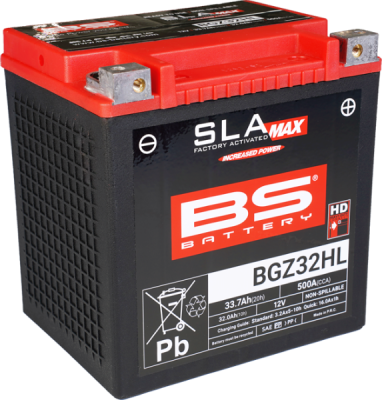 Továrně aktivovaná motocyklová baterie BS-BATTERY 300935 BGZ32HL SLA MAX (700.300935)
