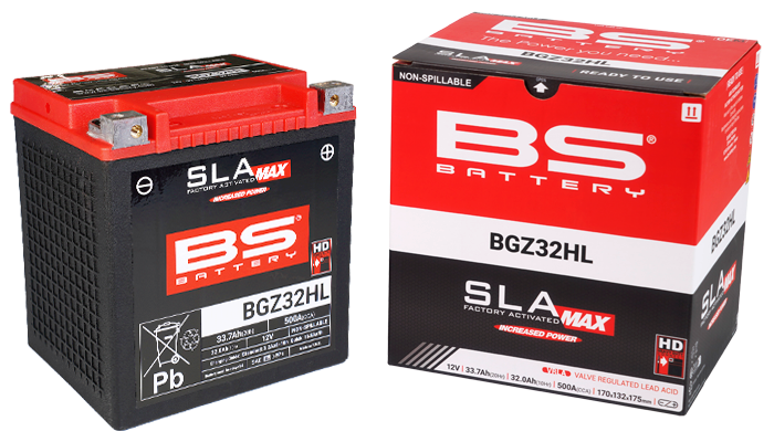 Továrně aktivovaná motocyklová baterie BS-BATTERY 300935 BGZ32HL SLA MAX (700.300935)
