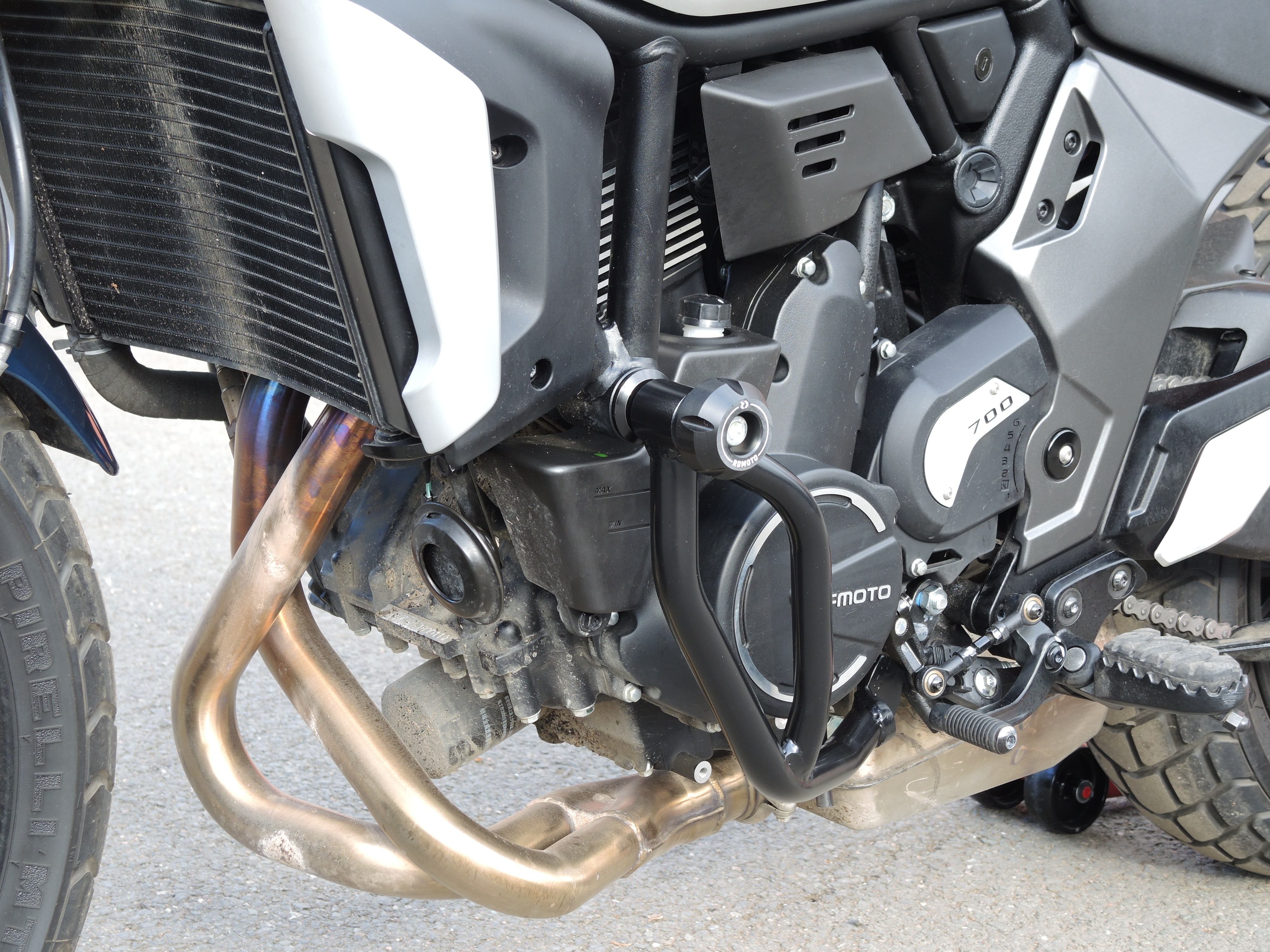Ochranné rámy motoru RDMOTO CF159KDPH01 černá