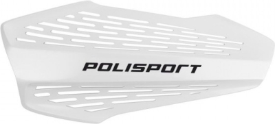 Chrániče páček POLISPORT 8308700002 MX FORCE s univerzální montážní sadou na řidítka bílá