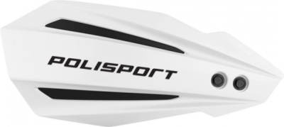 Chrániče páček POLISPORT 8308500007 MX BULLIT s montážní sadou White