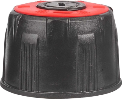 Kanystr POLISPORT 8460000001 PROOCTANE 20 l with standard cap + 250 ml mixer + hose průhledná červená