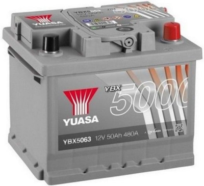Autobaterie Yuasa YBX5000 Silver SMF 12V, 52Ah, 520A, YBX5063 - bazar