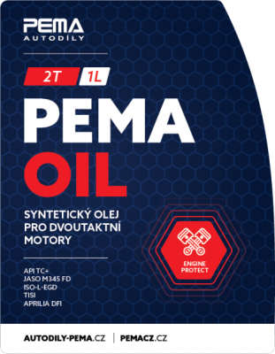 Olej motorový PEMA 2T, 1L - bazar