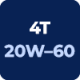 4T 20W-60
