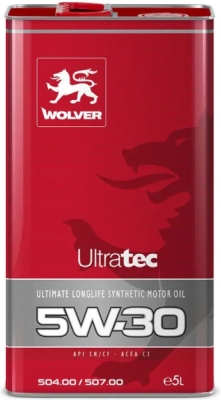 Olej motorový Wolver 5W-30 Ultratec C3, 5L - bazar