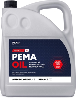 Olej motorový PEMA OIL 0W-20 LL, 5L