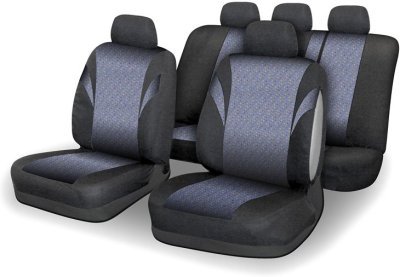Potahy sedadel sada 9ks POLY barevné AIRBAG Compass