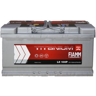Autobaterie Fiamm Titanium PRO 12V, 100Ah, 870A, L5 100P