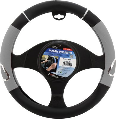 Potah volantu RALLY šedý Compass