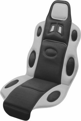 Potah sedadla RACE černo-šedý Compass
