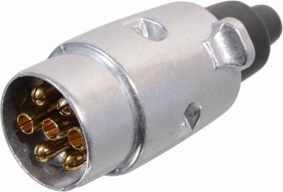 Compass zástrčka tažného zařízení 7 pólů alu
