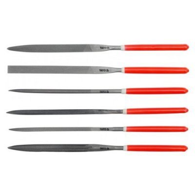 Yato Sada pilníků jehlových 4 x 160 mm 6 ks