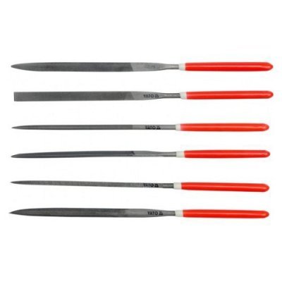 Yato Sada pilníků jehlových 3 x 140 mm 6 ks