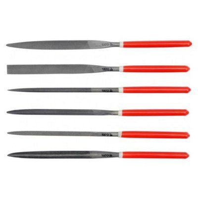 Yato Sada pilníků jehlových 5 x 180 mm 6 ks
