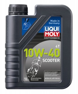 Motorový olej Liqui Moly Motorbike 4T 10W-40 Scooter, 1L