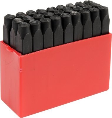 Yato Razidla písmenková 6 mm 27 ks A-Z,&