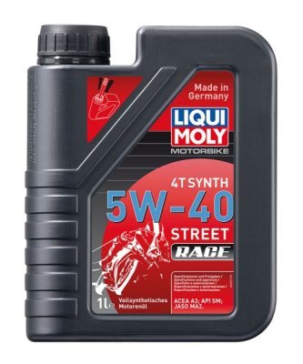 Motorový olej Liqui Moly Motorbike 4T Synth Street Race 5W-40, 1L