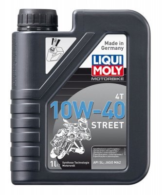 Motorový olej Liqui Moly Motorbike 4T Street 10W-40, 1L