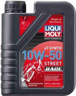Motorový olej Liqui Moly Motorbike 4T Synth Street Race 10W-50, 1L