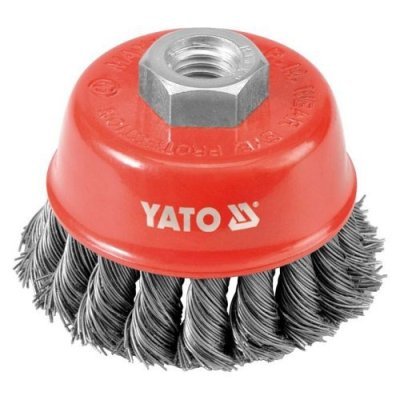 Yato Kartáč drátěný čelní M14 x 60 mm