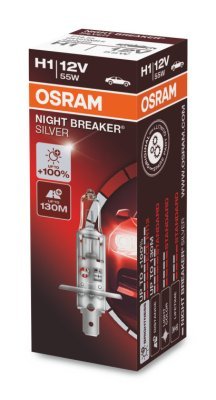 Žárovka Osram H1, Night Breaker Silver 64150NBS