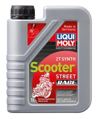 Motorový olej Liqui Moly Motorbike 2T Synth Scooter Street Race, 1L