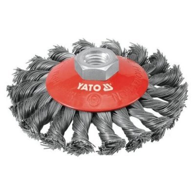 Yato Kartáč drátěný boční M14 x 100 mm