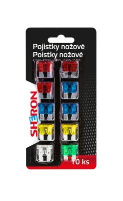 Sheron Pojistky nožové, 10ks
