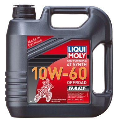 Motorový olej Liqui Moly Motorbike 4T Synth Offroad Race 10W-60, 4L
