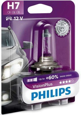 Žárovka Philips H7, VisionPlus 12972VPB1