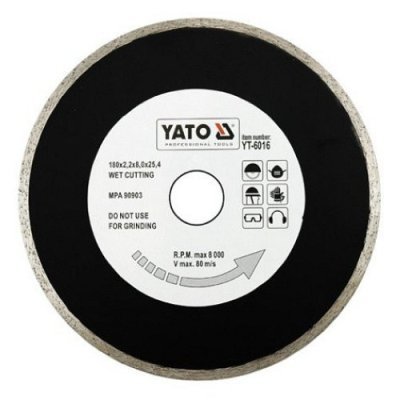 Yato Kotouč diamantový 200 x 25,4 x 2,2 mm hladký